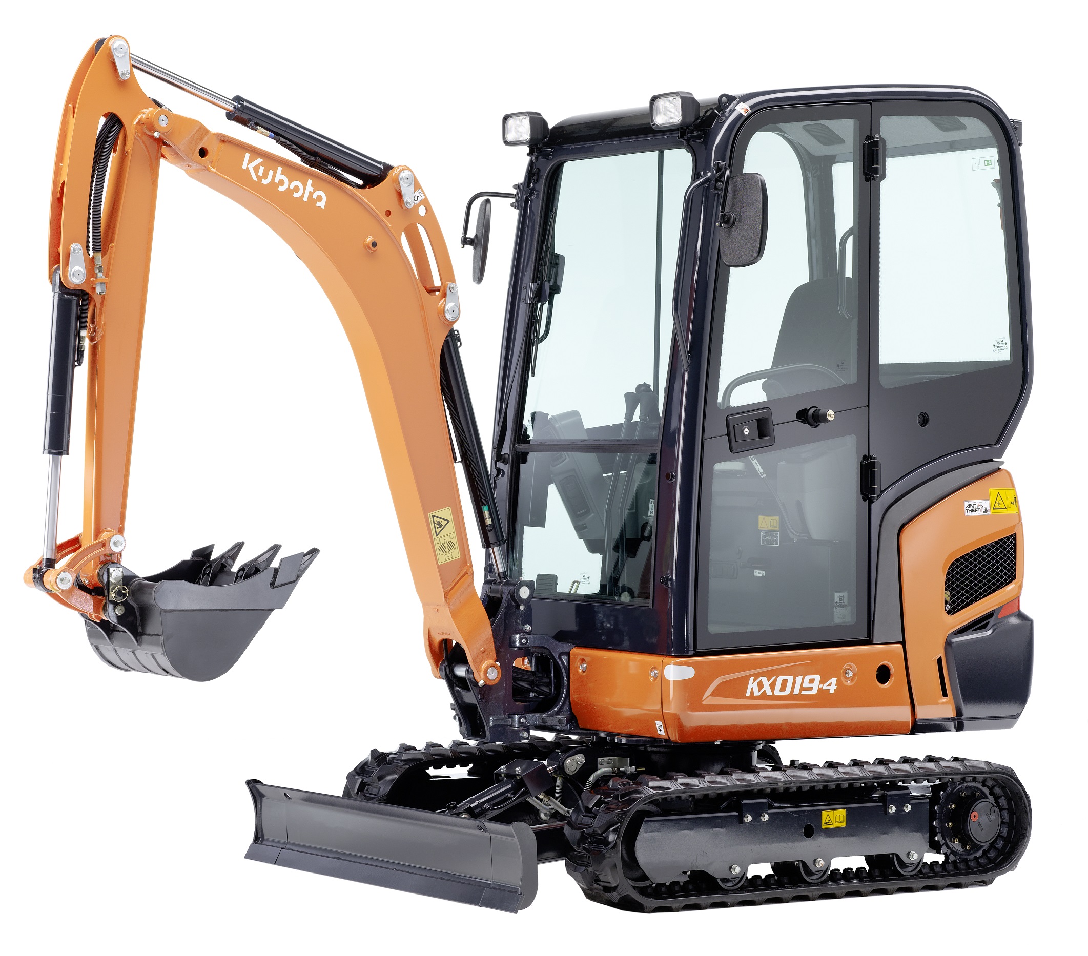 Jakie były pierwsze modele minikoparek Kubota i kiedy się pojawiły